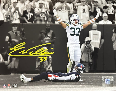Green Bay Packers Safety EVAN WILLIAMS Signed 8x10 Photo #3 AUTO