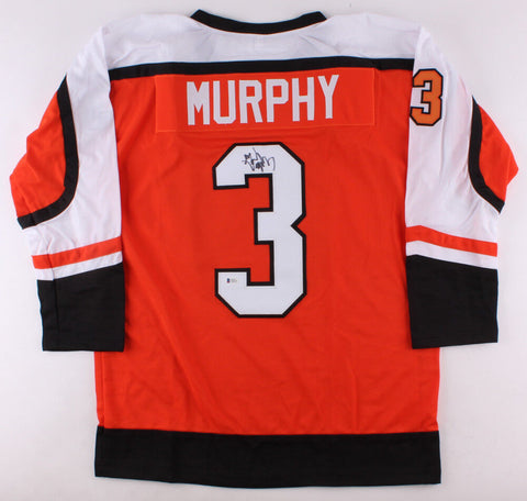 Gord Murphy Signed Flyers Jersey (Beckett COA) Playing career 1987-2002 /Defense