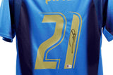 Andrea Pirlo Signed Italian National Team Puma Jersey (Beckett) Juventus / M.F.
