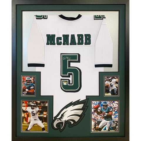 Donovan McNabb Autographed Signed Framed Philadelphia Eagles Jersey JSA