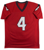 Deshaun Watson Authentic Signed Red Pro Style Jersey Autographed BAS #BY031326