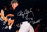 Roger Clemens Signed New York Yankees Unframed 16x20 MLB Photo w- "WS 99, Rocket