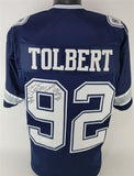 Tony Tolbert "3x SB Champs 92,93,95" Signed Dallas Cowboys Jersey (JSA COA)