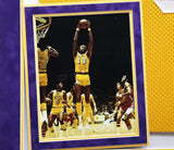 Lakers Wilt Chamberlain Autographed Framed Yellow Champion Jersey PSA/DNA