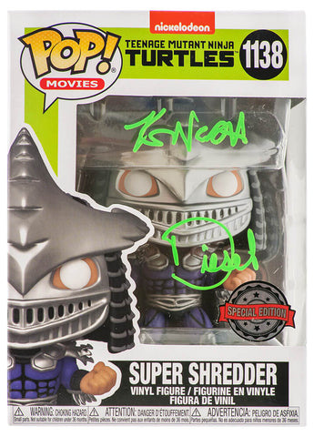 Kevin Nash Signed TMNT Super Shredder Funko Pop Doll #1138 w/Diesel - (SS COA)