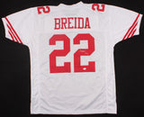 Matt Breida Signed 49ers Jersey (TSE COA) San Francisco 2nd year Running Back