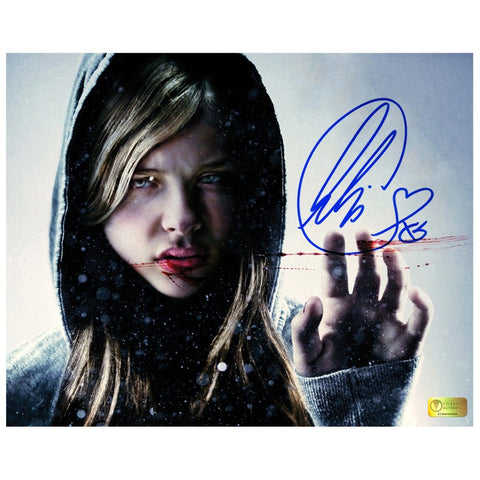 Chloe Grace Moretz Autographed Let Me In Abby 8x10 Photo