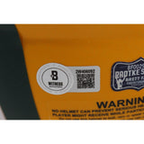 Brett Favre Autographed Green Bay Packers Authentic Helmet Beckett Witness 49189