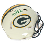 Eddie Lacy Autographed Green Bay Packers Rivalries Authentic Helmet Beckett