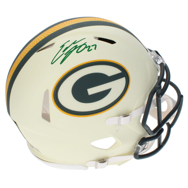 Eddie Lacy Autographed Green Bay Packers Rivalries Authentic Helmet Beckett