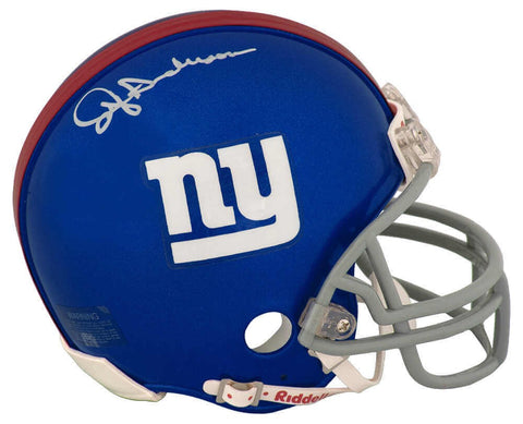 Ottis Anderson Signed Giants Riddell (VSR4) Mini Helmet - (In White) - (SS COA)