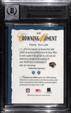 Fred Taylor Signed 2002 Gridiron Kings #42 Trading Card Grade 10 Beckett 43880