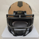 KEON COLEMAN SIGNED AUTOGRAPHED BUFFALO BILLS STS 2 SPEED MINI HELMET BECKETT QR