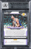 Lakers Magic Johnson Signed 2020 Panini Prizm #219 Card Auto GM 10! BAS Slabbed