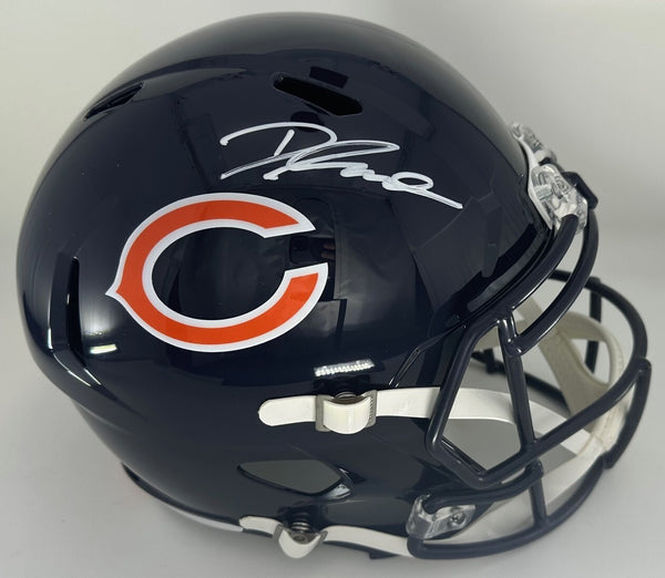 Bears Running Back D'ANDRE SWIFT Signed Full Size Replica Speed Helmet AUTO JSA