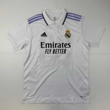 Signed Vini Vinicius Jr. Real Madrid 2022-23 White Jersey BAS COA