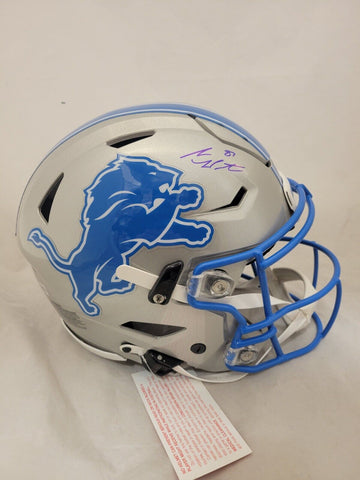 SAM LAPORTA SIGNED DETROIT LIONS F/S 2024 SPEEDFLEX HELMET BECKETT