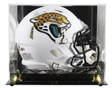 Jaguars Travis Hunter Signed 2024 Alt F/S Speed Proline Helmet W/ Case BAS Wit