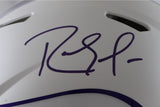 Randy Moss Autographed Minnesota Vikings Authentic 24 Alt Helmet Beckett 56326