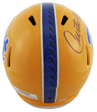 Pittsburgh Curtis Martin Signed Yellow Full Size Speed Rep Helmet PSA/DNA Itp