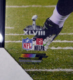 Russell Wilson Auto Framed 24x30 Canvas Photo Seahawks Super Bowl XLVIII RW Holo