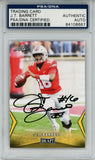 J.T. Barrett Autographed 2018 Leaf Draft Gold #26 Trading Card PSA Slab 43782