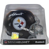 Mel Blount Autographed Pittsburgh Steelers TB Mini Helmet Beckett Witness 55035