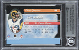 Rams Kurt Warner Signed 1999 Collector's Edge Odyssey #123 Card BAS Slab 1