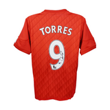Fernando Torres Signed Liverpool FC Home Soccer Jersey #9 with Beckett COA
