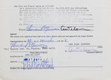 Yankees Thurman Munson Authentic Signed 8.5x11 1978 Player Contract PSA #AR05499
