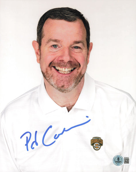 P.J. Carlesimo Autographed 8x10 Photo Seattle Supersonics Beckett QR #BS36848