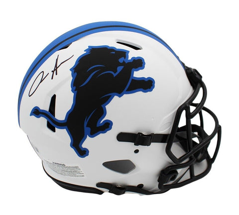 Aidan Hutchinson Signed Detroit Lions Speed Authentic Lunar NFL Helmet