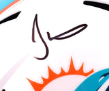 Jaylen Waddle Tyreek Hill Signed Dolphins F/S Speed Helmet- Fanatics/BA W Holo