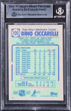 Capitals Dino Ciccarelli Authentic Signed 1990 Topps #100 Card BAS Slabbed