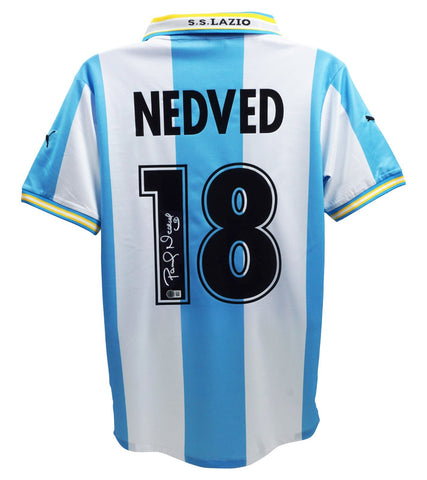 Pavel Nedved Signed S.S. Lazio Jersey (Beckett) Czech Republic National Team /MF