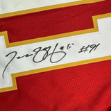 Autographed/Signed Tamba Hali Kansas City Red Football Jersey Beckett BAS COA