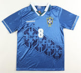 Dunga Signed Brazil National Team (Medium) Jersey (JSA) 1994 World Cup Champion