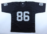 Raghib "Rocket" Ismail Signed Oakland Raiders Jersey (Beckett) Ex Notre Dame W.R