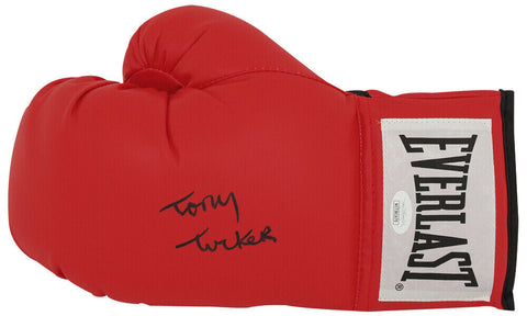 Tony Tucker Signed Everlast Red Boxing Glove - (JSA COA & HOLO)