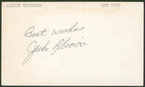 Dodgers Jackie Robinson Best Wishes Authentic Signed 3x5 Index Card JSA #XX48287