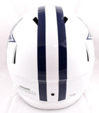 Micah Parsons Autographed Dallas Cowboys Flat White F/S Speed Helmet-Fanatics