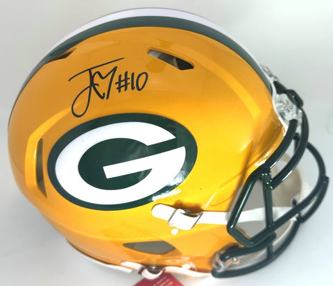 Packers Quarterback JORDAN LOVE Signed Full Size AUTHENTIC Speed Helmet AUTO JSA