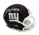 Lawrence Taylor Signed New York Giants Speed Black Matte NFL Mini Helmet