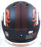 Bo Nix Signed Denver Broncos F/S Speed Authentic Helmet- Beckett W Holo *White