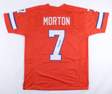 Craig Morton Signed Denver Broncos Jersey (JSA COA) Orange Crush Starting QB