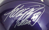 Adrian Peterson Signed Full Size Proline Authentic Helmet Vikings JSA 200953