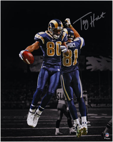 Torry Holt St. Louis Rams Autographed 16" x 20" Running Photograph
