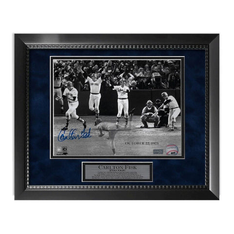 Carlton Fisk Signed Autographed 8x10 Photograph Framed To 11x14 NEP