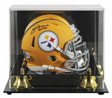 Steelers Joe Greene "HOF" Signed 2025 On-Field Alt Speed Mini Helmet W/ Case BAS