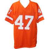 John Lynch Autographed Pro Style TB Orange XL Jersey Beckett Witness 51438